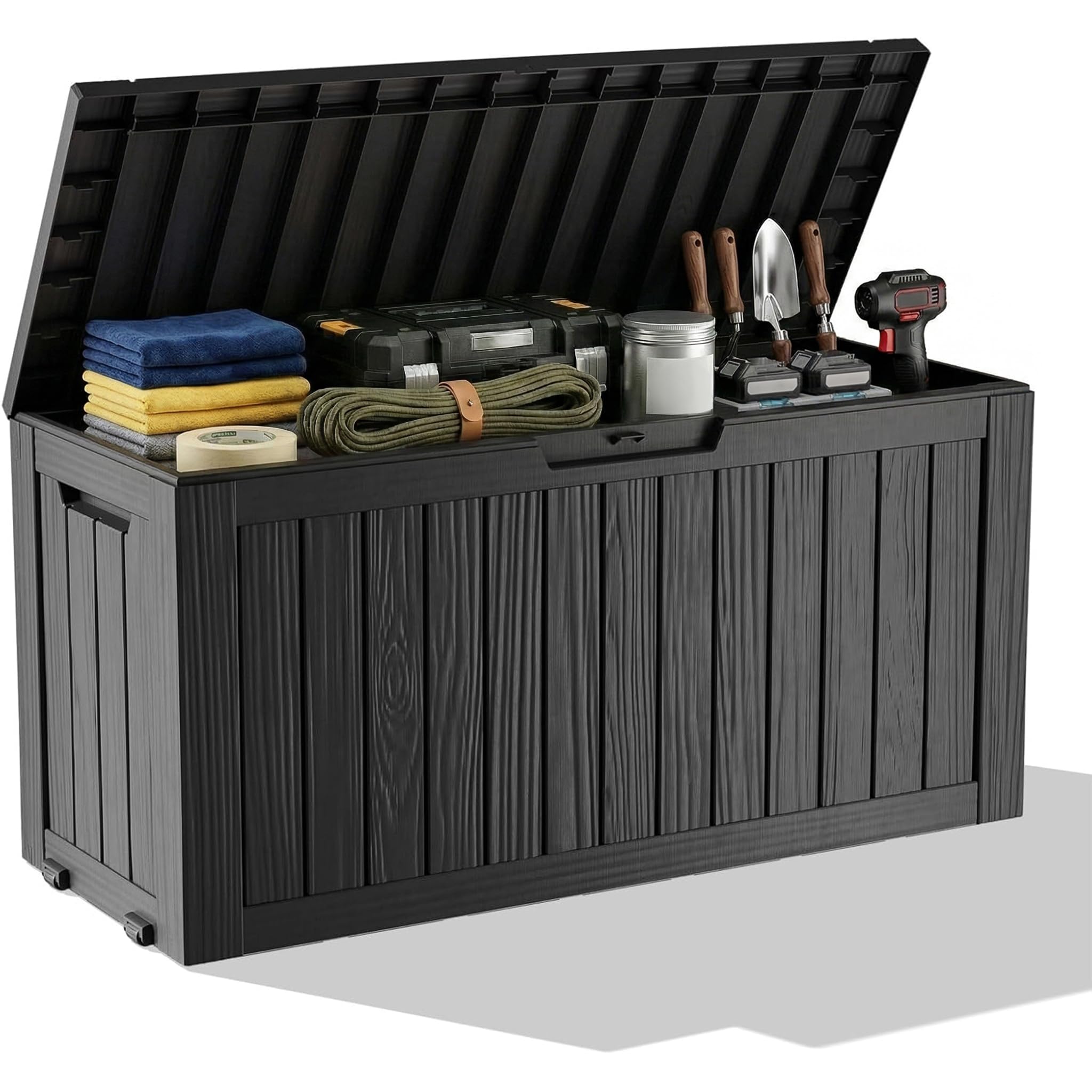 Outdoor Furniture Waterproof - Kotak Penyimpanan Resin Tahan Air untuk