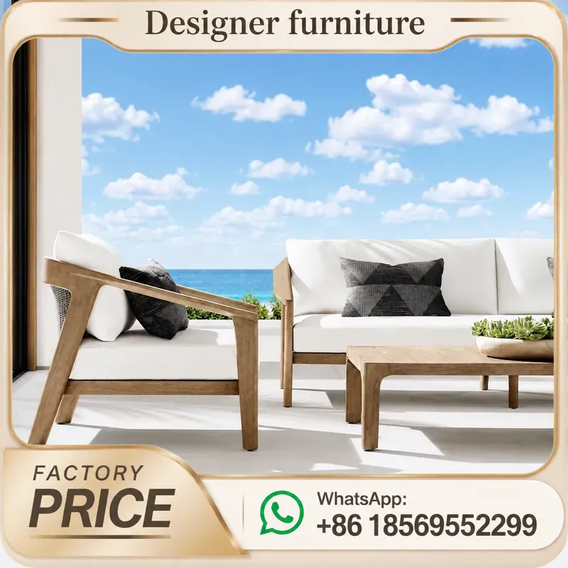 Outdoor Furniture Teak - Set Sofa Kayu Jati untuk Teras