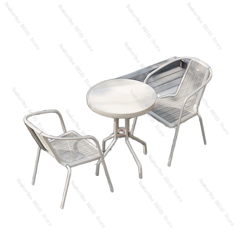 Outdoor Furniture Dining - Set Meja Lipat Balkon Luar Ruangan