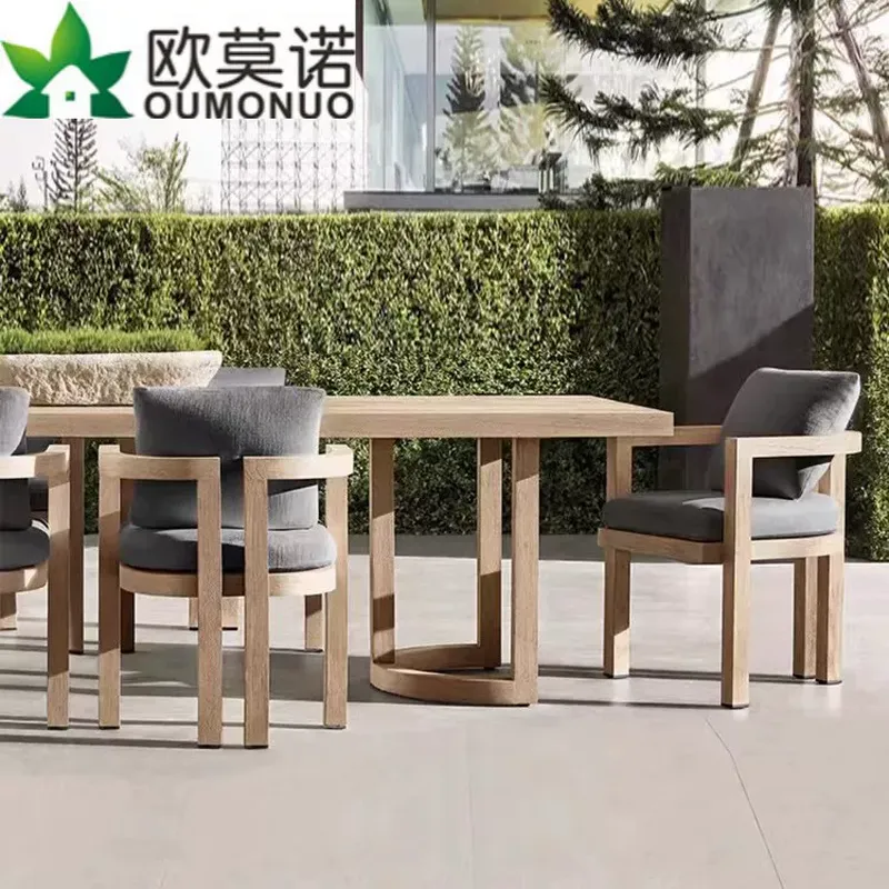Outdoor Furniture Teak - Set Meja Makan Kayu Jati Nordic