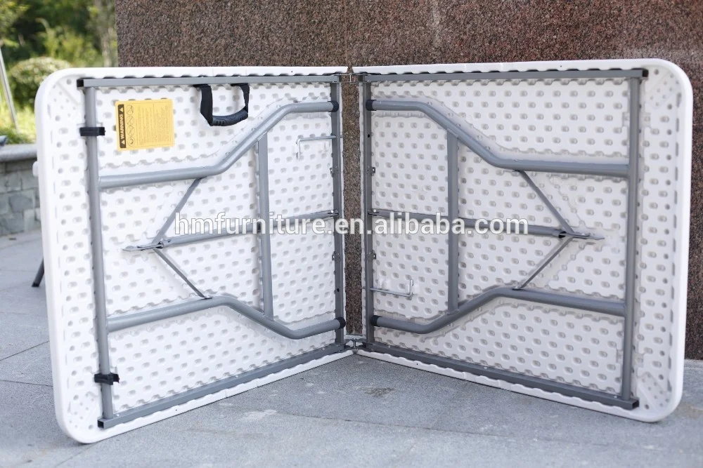 Outdoor Furniture From China - Meja Camping Plastik Desain Modern 180CM
