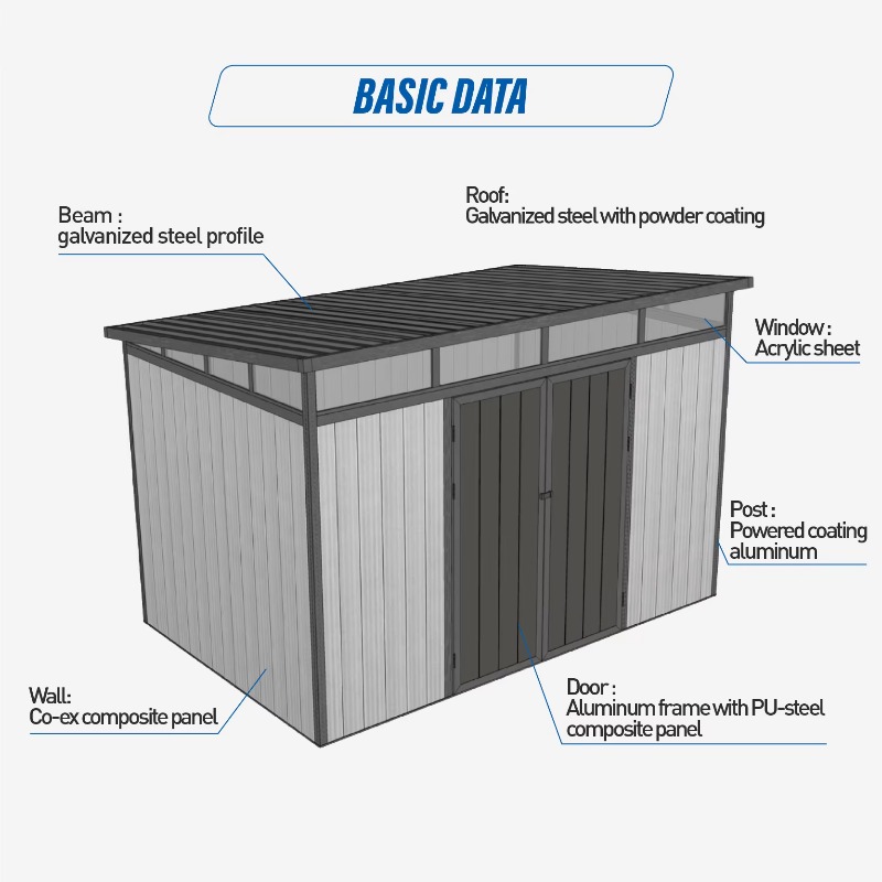 Gudang Penyimpanan Peralatan L - Outdoor Furniture Waterproof ulasan dan harga