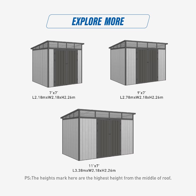 Gudang Penyimpanan Peralatan L - Outdoor Furniture Waterproof ulasan dan harga