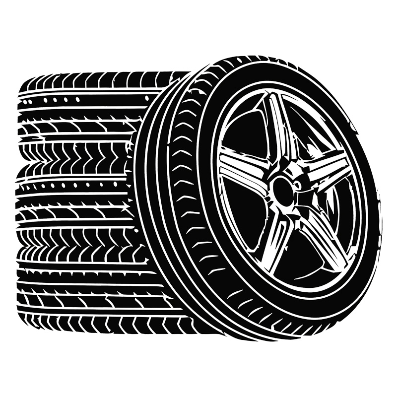 Stiker Dinding Ban Roda Mobil  - Outdoor Furniture Glides ulasan dan harga