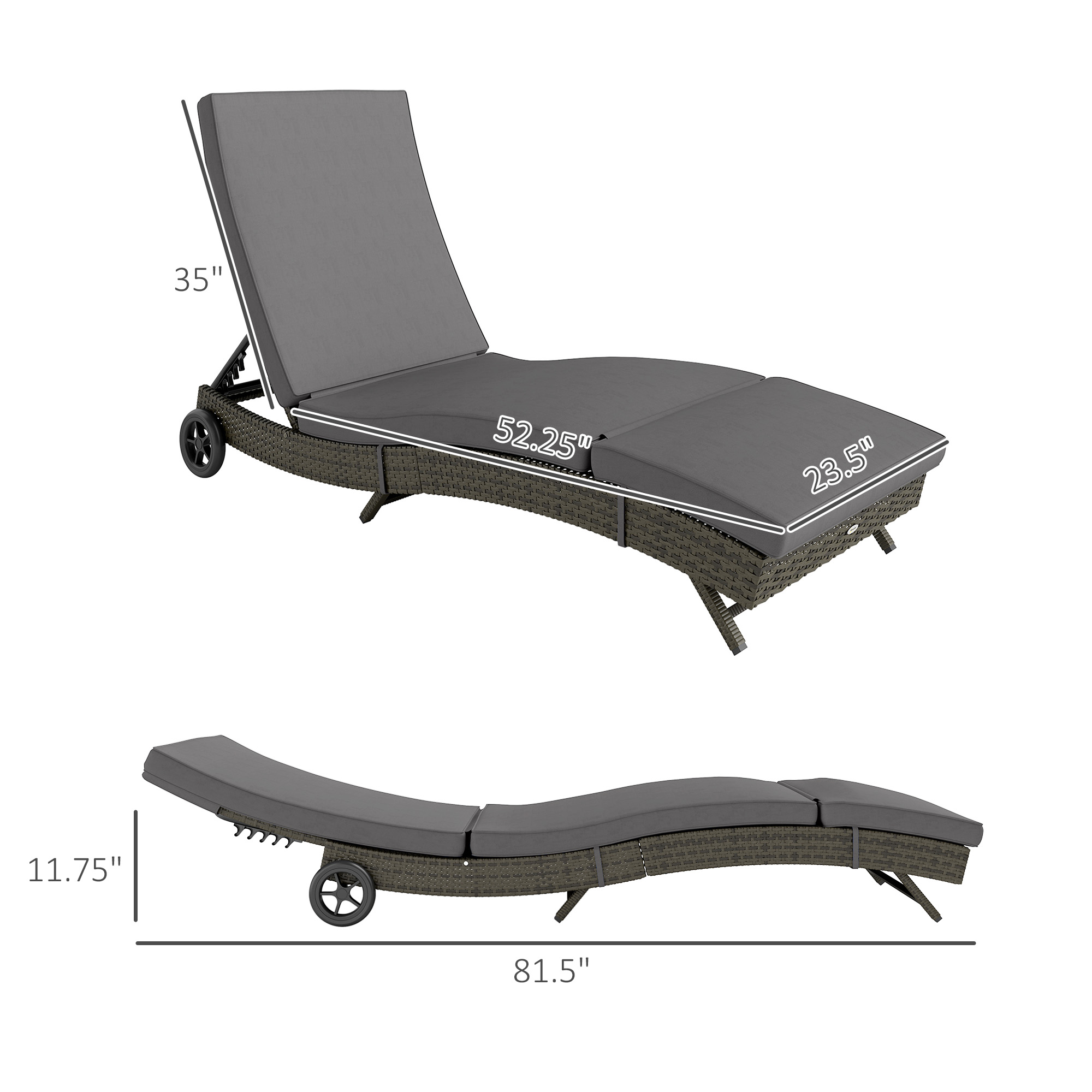 Kursi Santai Luar Ruangan, Any - Outdoor Furniture Glides ulasan dan harga