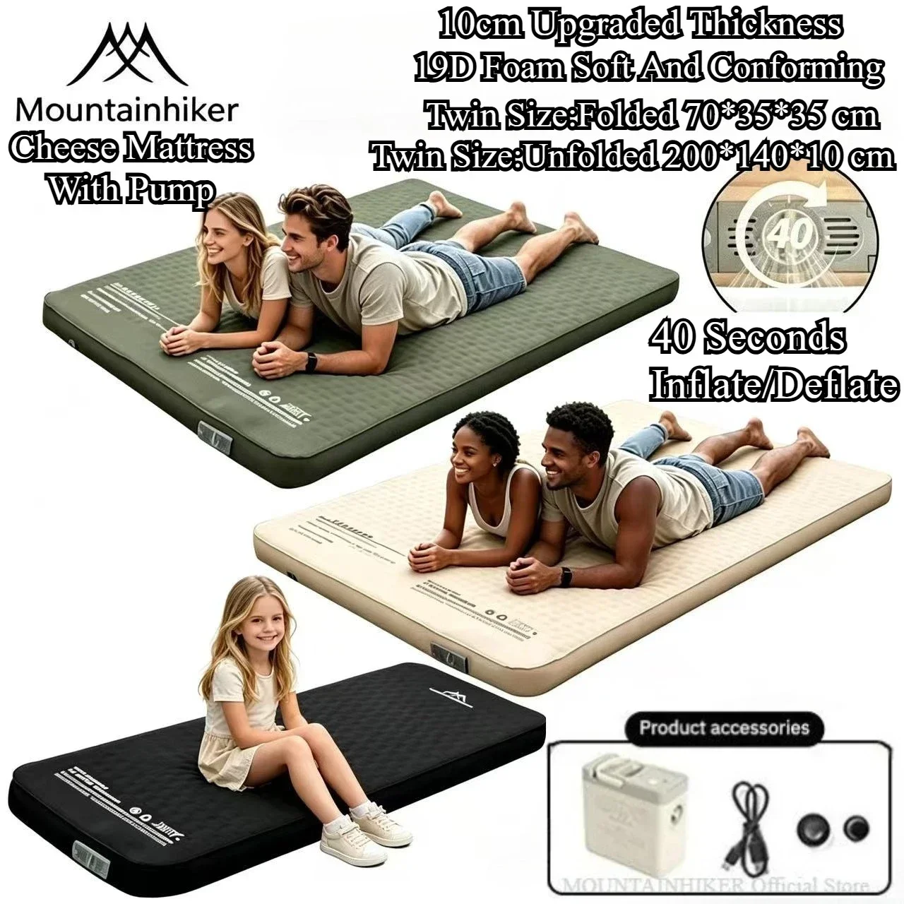 MOUNTAINHIKER Kasur Tiup Outdo - Outdoor Furniture From China ulasan dan harga