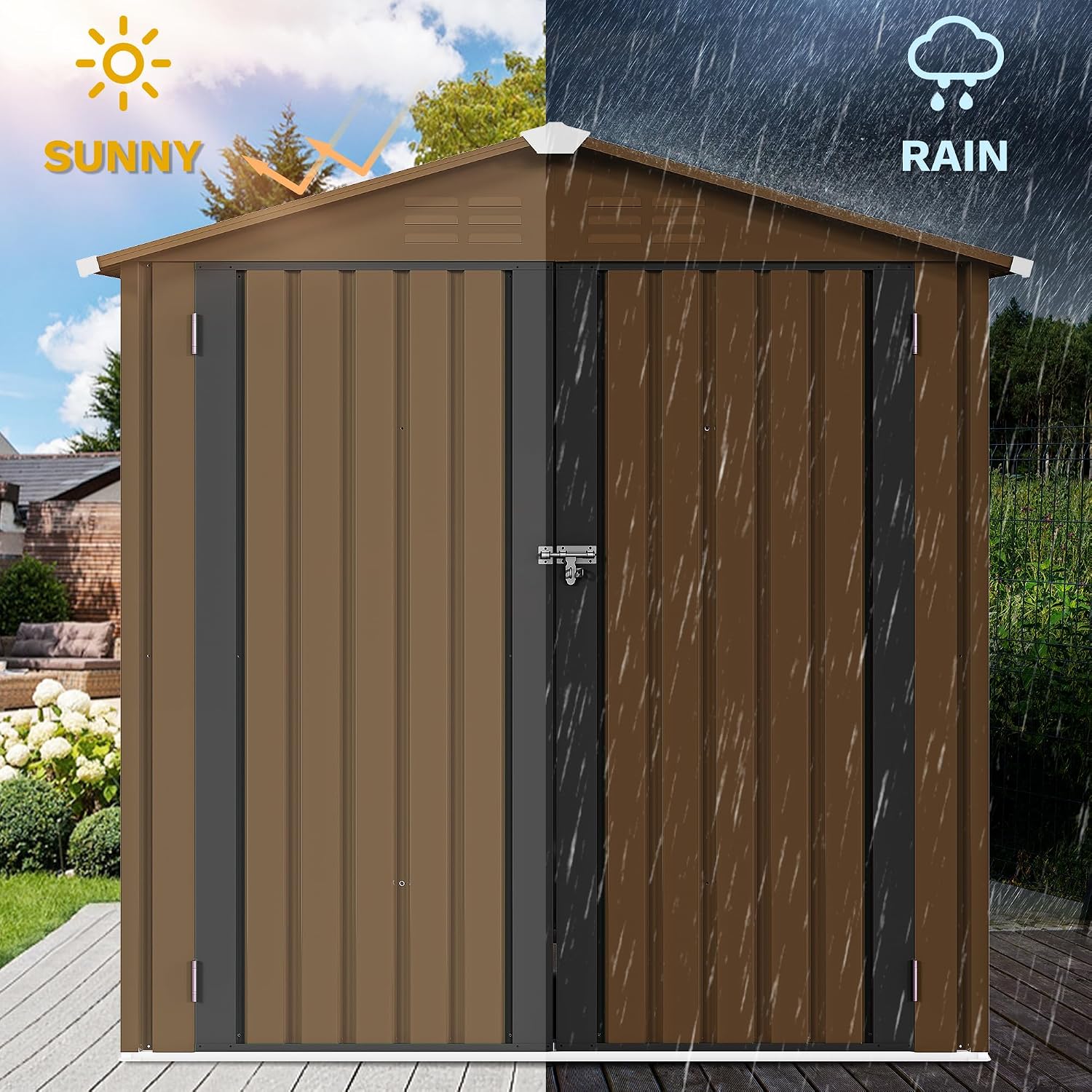 Gudang Penyimpanan Luar Ruanga - Outdoor Furniture Waterproof ulasan dan harga