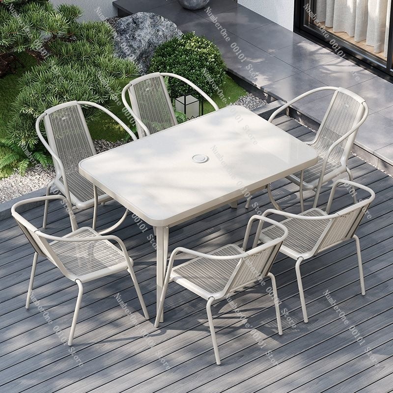 Set Meja Lipat Balkon Luar Rua - Outdoor Furniture Dining ulasan dan harga