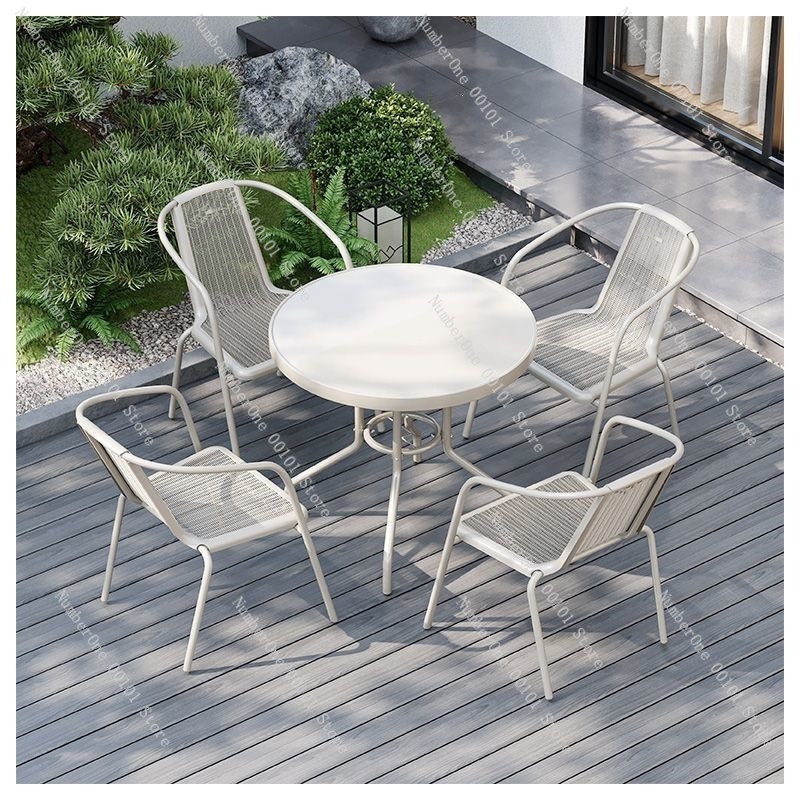 Set Meja Lipat Balkon Luar Rua - Outdoor Furniture Dining ulasan dan harga