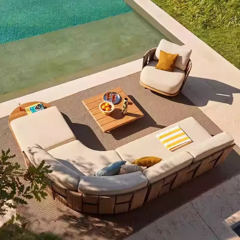 Sofa rotan luar ruangan bergay - Outdoor Furniture Designer ulasan dan harga