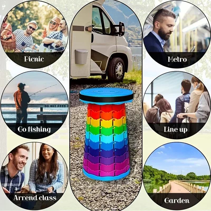 Kursi Lipat Teleskopik Pelangi - Outdoor Furniture Designer ulasan dan harga