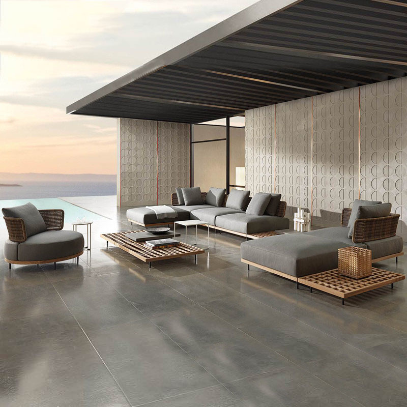 Sofa Luar Ruangan Patio Villa  - Outdoor Furniture Teak ulasan dan harga