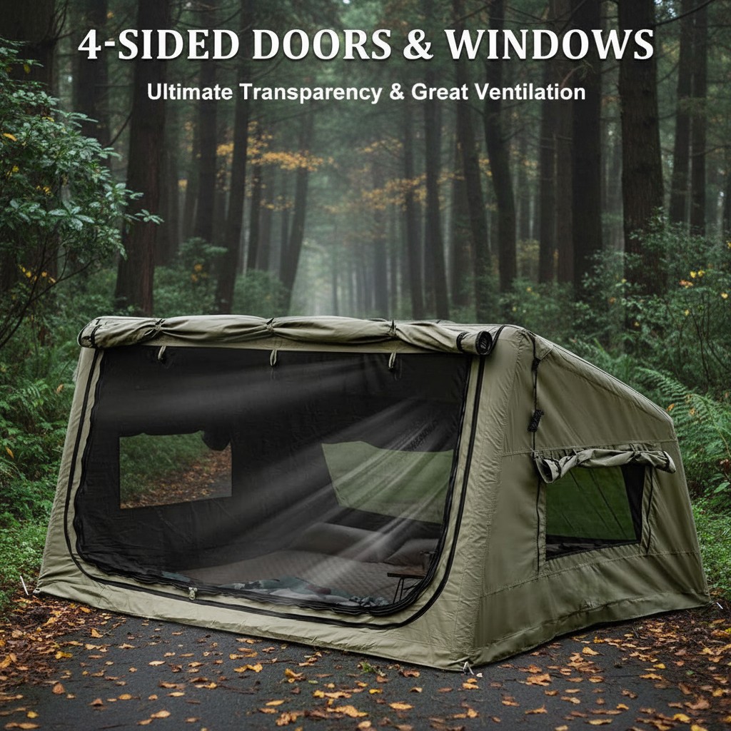 Tenda Camping Otomatis Tiup un - Outdoor Furniture Waterproof ulasan dan harga