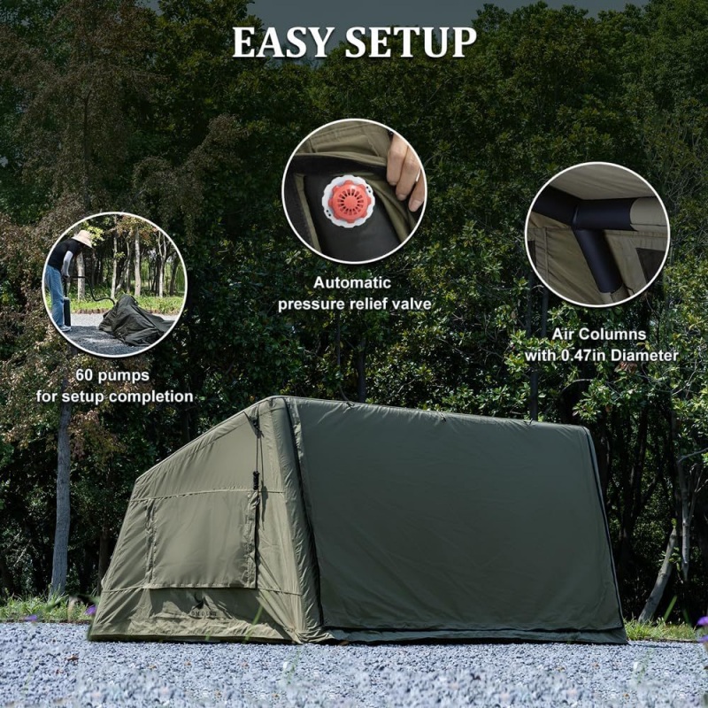 Tenda Camping Otomatis Tiup un - Outdoor Furniture Waterproof ulasan dan harga