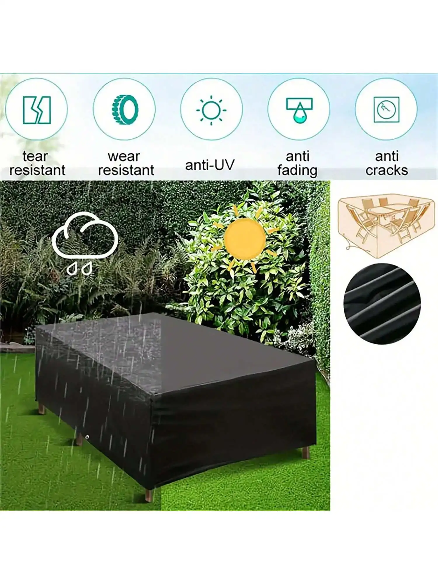 Furnitur taman teras luar ruan - Outdoor Furniture Waterproof ulasan dan harga