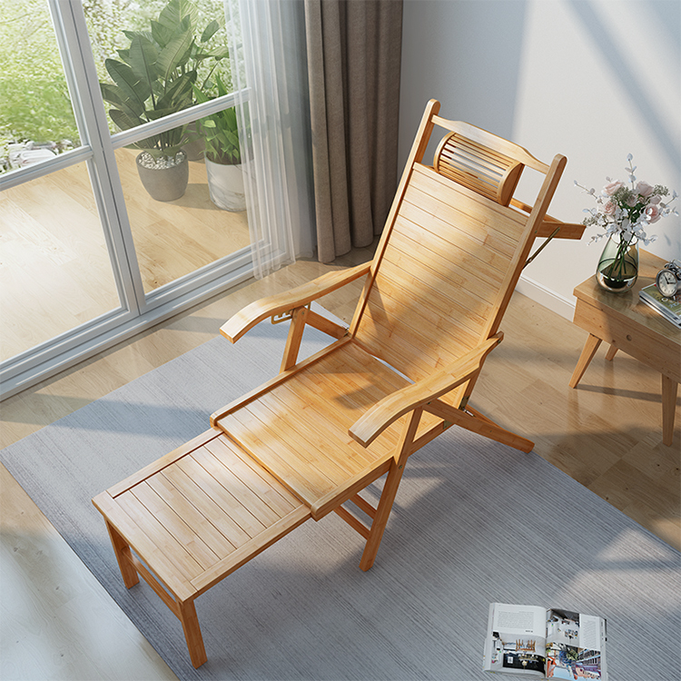Kursi Santai Lipat Bambu Desai - Outdoor Furniture Designer ulasan dan harga
