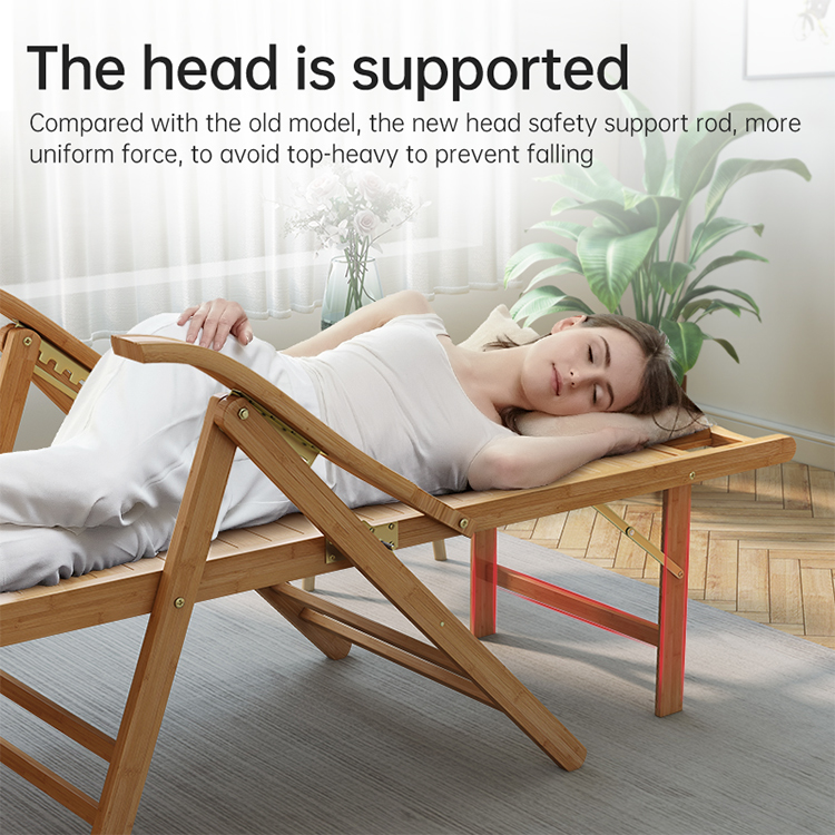 Kursi Santai Lipat Bambu Desai - Outdoor Furniture Designer ulasan dan harga