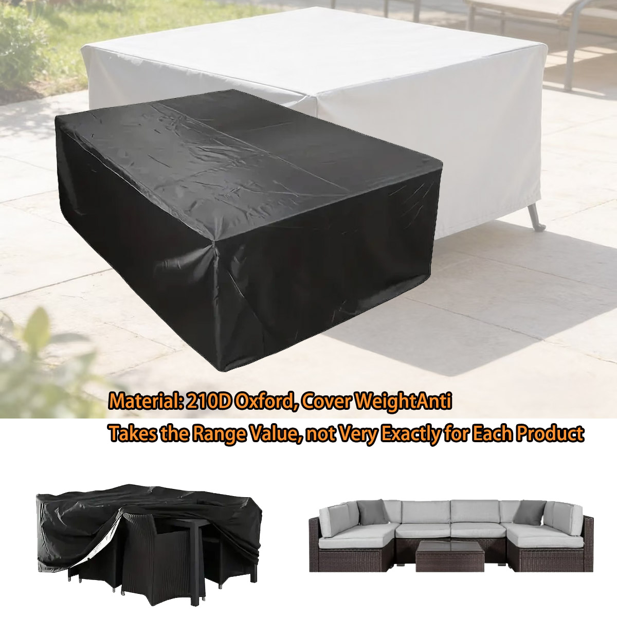 600 Ukuran Sarung Furnitur Lua - Outdoor Furniture Waterproof ulasan dan harga