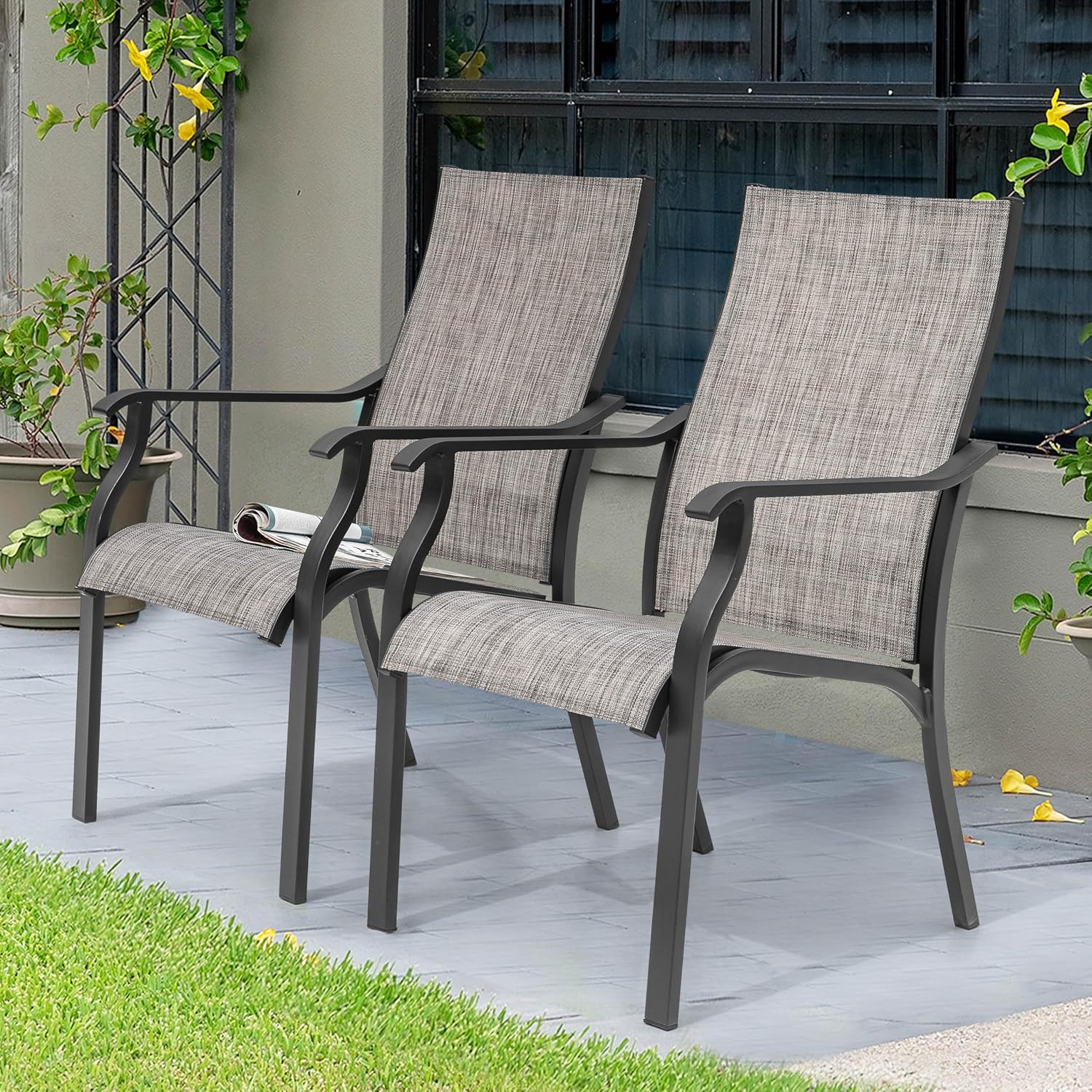 Kursi Makan Luar Ruangan 2pcs, - Outdoor Furniture Quick Dry ulasan dan harga