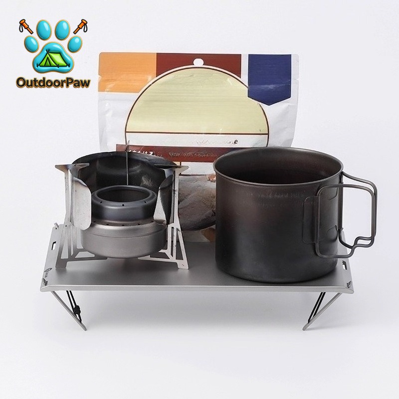 Meja Titanium Ringan Portabel, - Folding Picnic Table ulasan dan harga